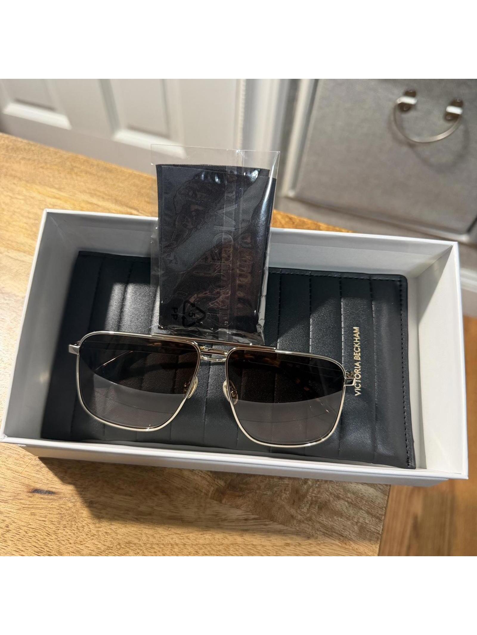 Authentic Victoria Beckham Gold Aviator Sunglasses Aviator Sunglasses